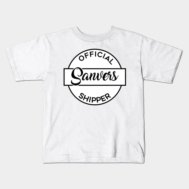 Official Sanvers Shipper Kids T-Shirt by brendalee